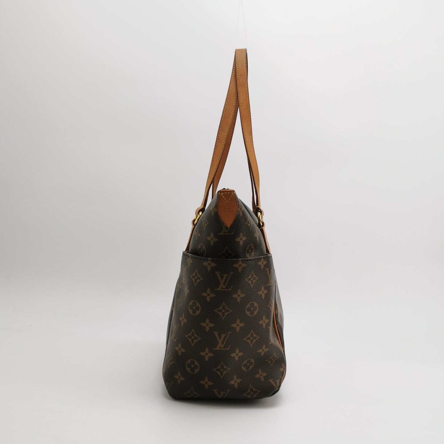 Louis Vuitton - Batignolles Vertical - Monogram coated canvas with Vachetta leather trim - Brown - (Medium)
