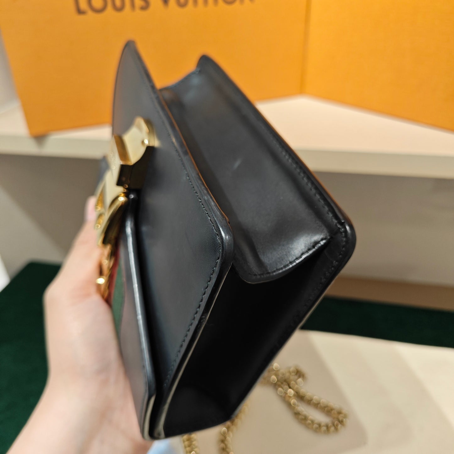 Gucci - Sylvie - Leather - Black - (small)