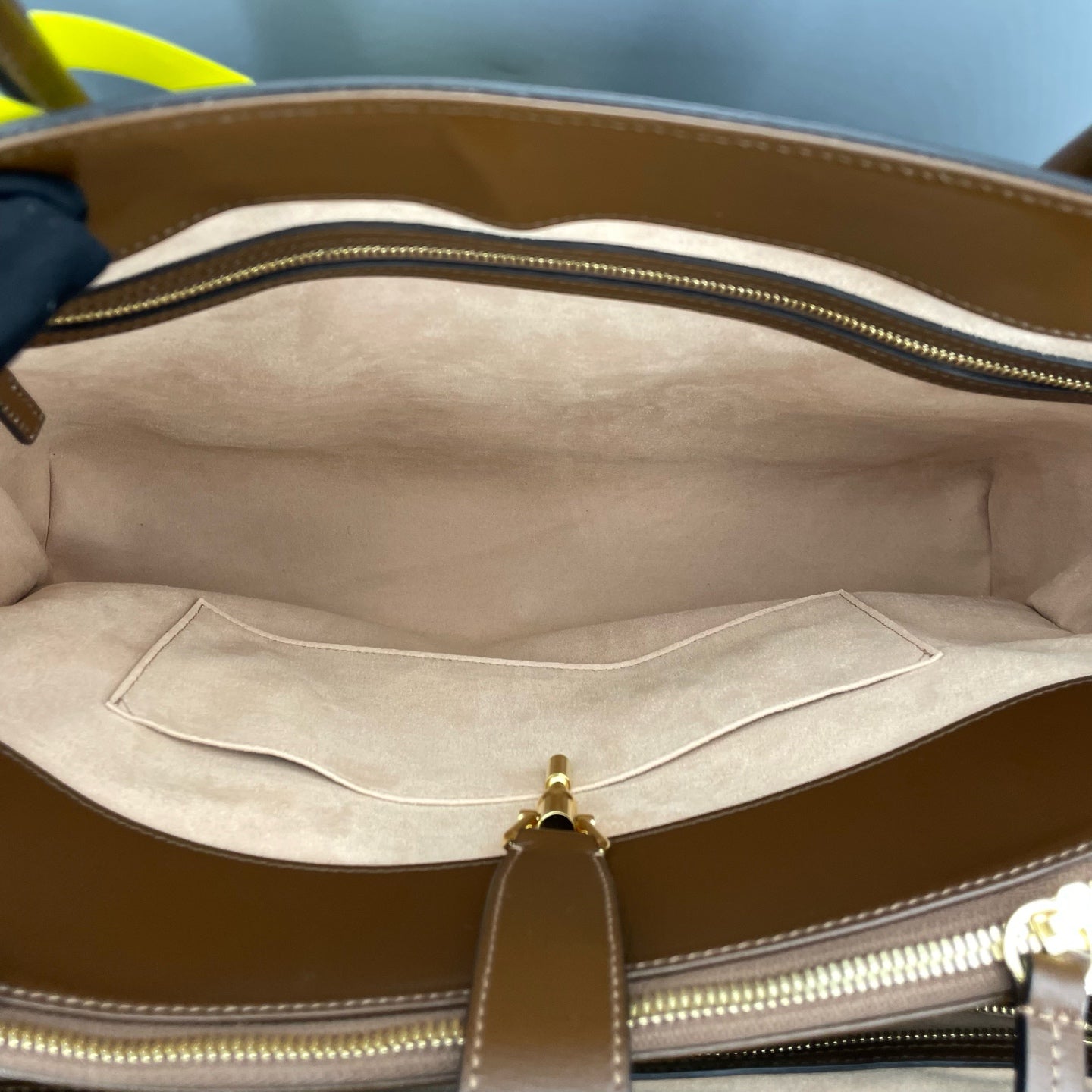 Gucci - 1961 Large Tote Bag - GG Supreme canvas with leather trim - Brown - (large)