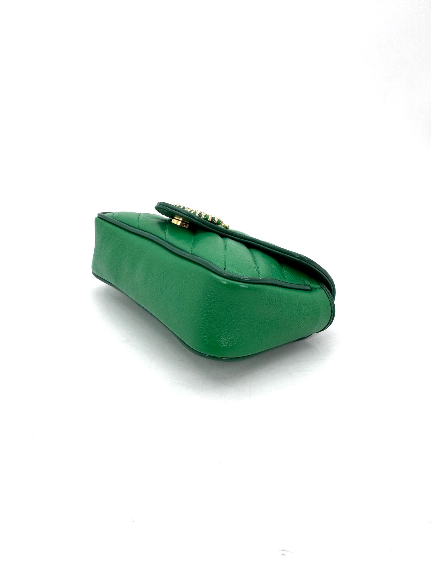 Gucci - GG Marmont Super Mini - Leather - Green - (mini)