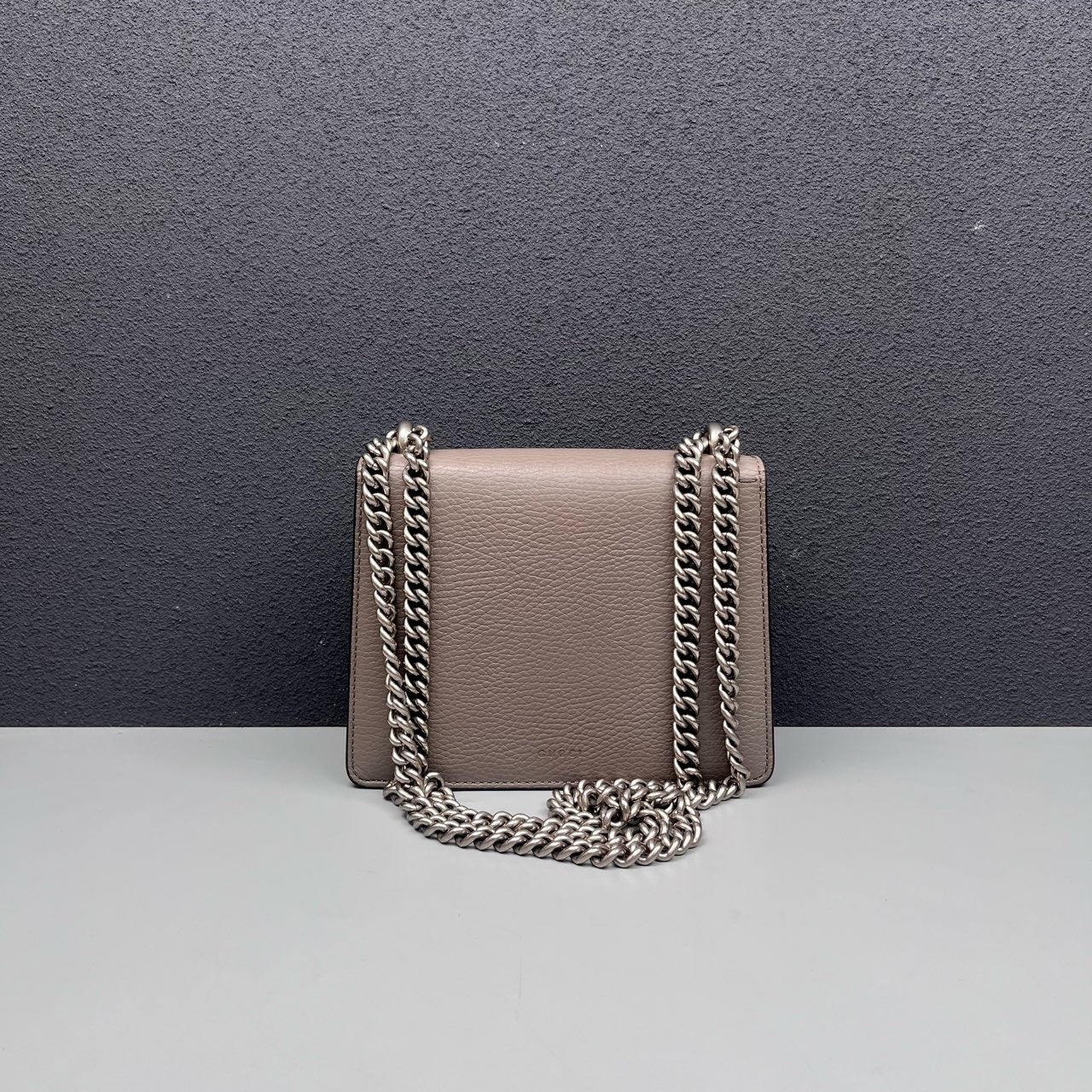 Gucci - Dionysus Small Chain Bag - Leather - Grey - (Small)