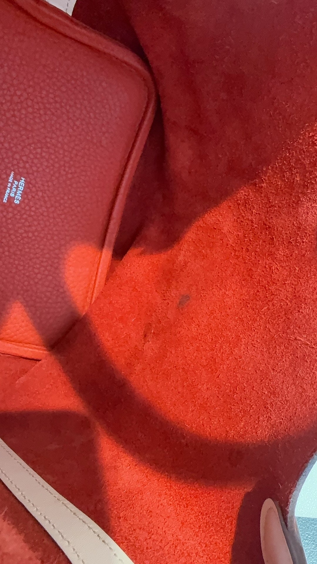 Hermès - Picotin Lock 18 - Leather - Red with Beige contrast - (mini)
