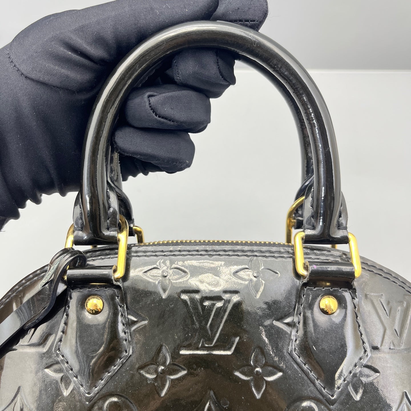Louis Vuitton - Alma BB - Patent leather - Black - (mini)