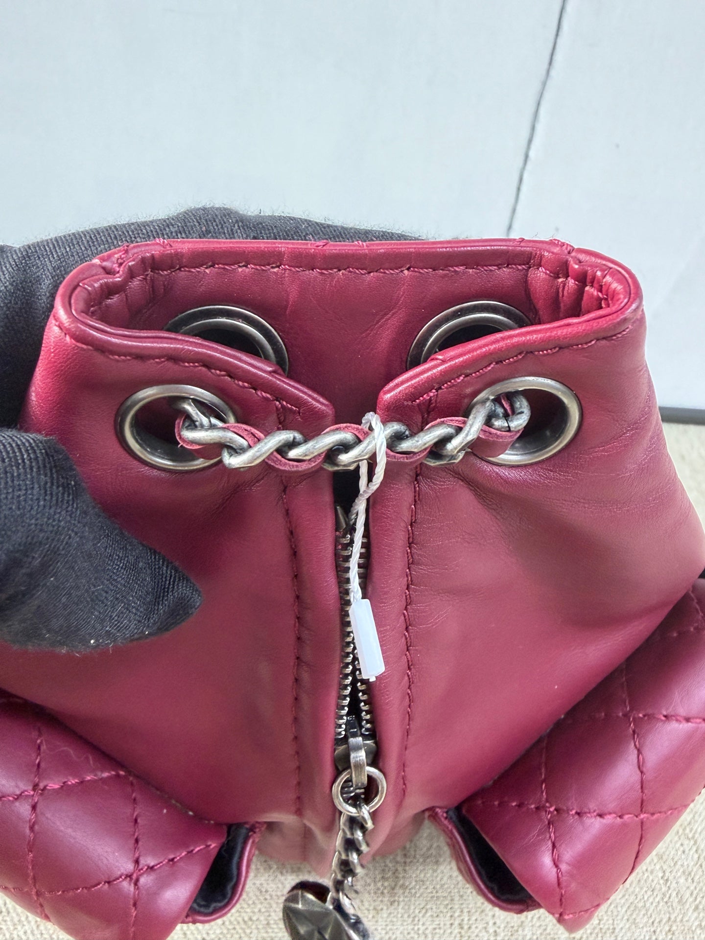 Chanel - Mini Frog Backpack - Calfskin leather - Purple - (mini)