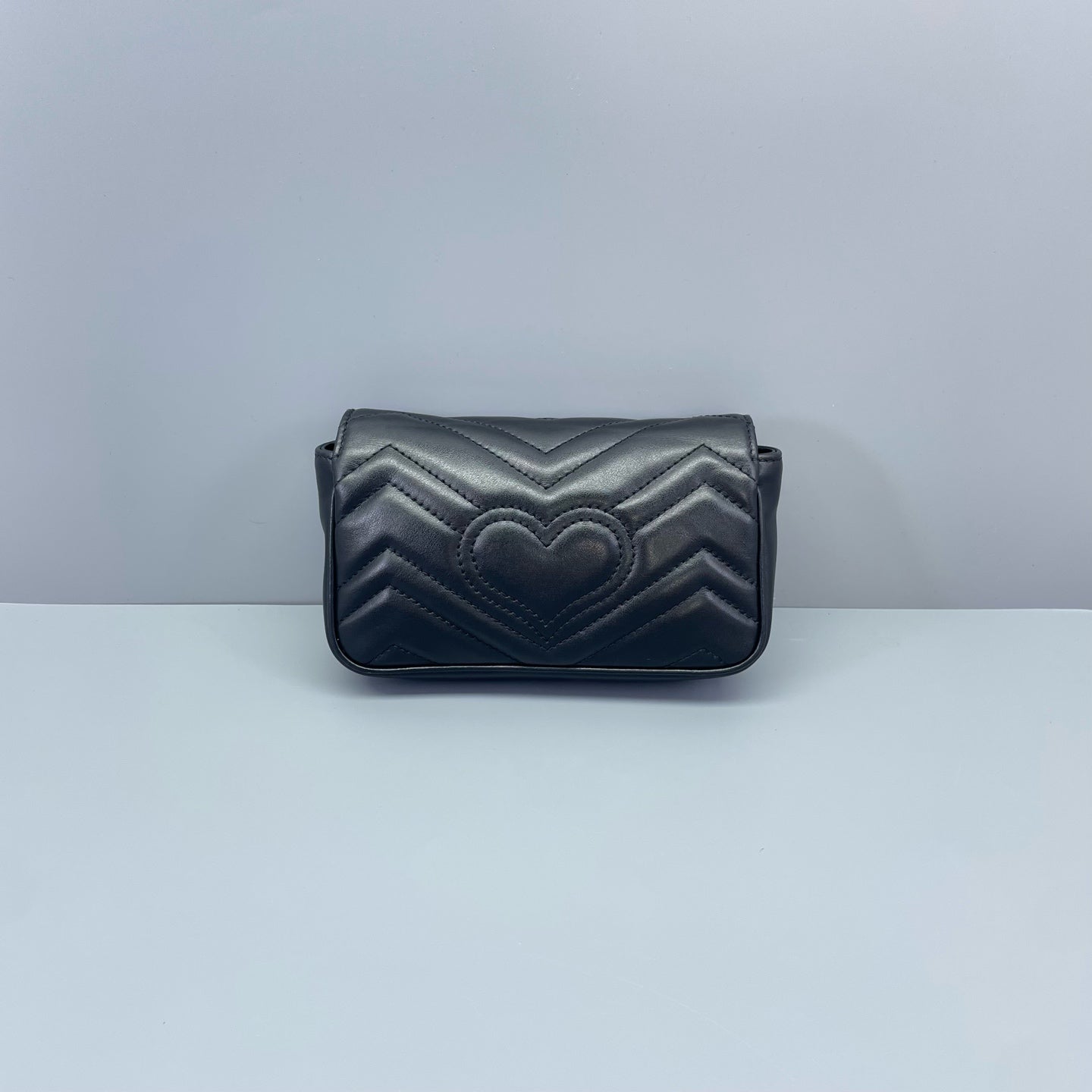 Gucci - Marmont Super Mini Bag - Leather - Black - (mini)