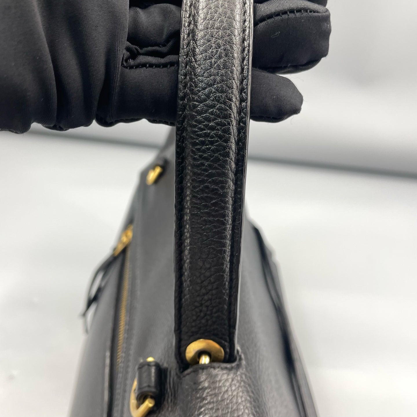 Celine - Belt Bag - Grained calfskin leather - Black - (medium)