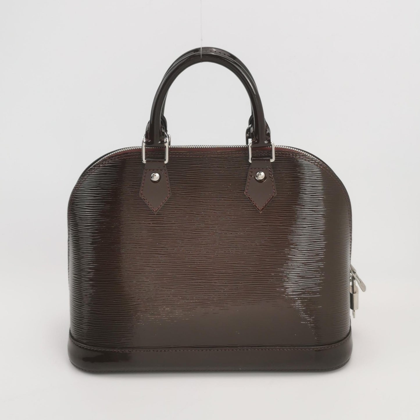 Louis Vuitton - Alma BB - Epi patent leather - Burgundy - (Small)