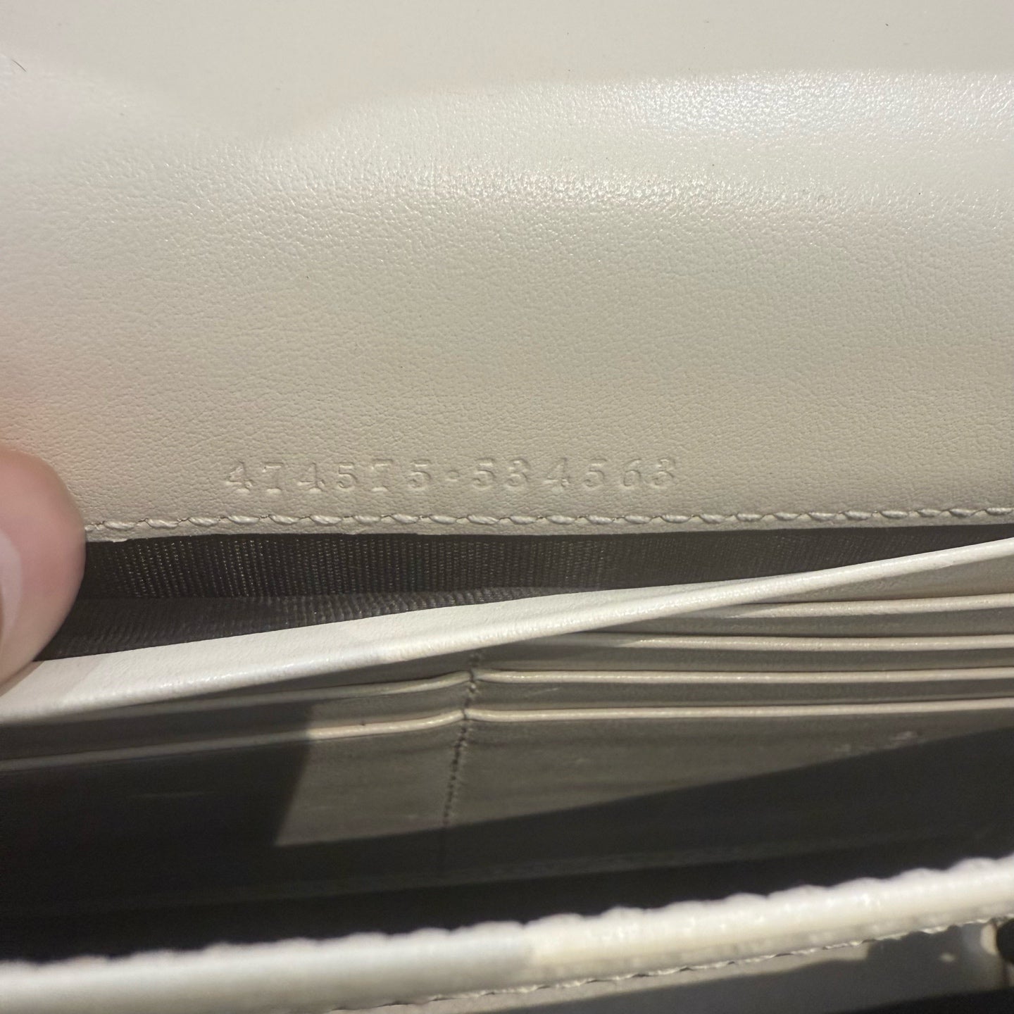 Gucci - Marmont Matelassé Leather Wallet On Chain (WOC) - Leather - White - (mini)