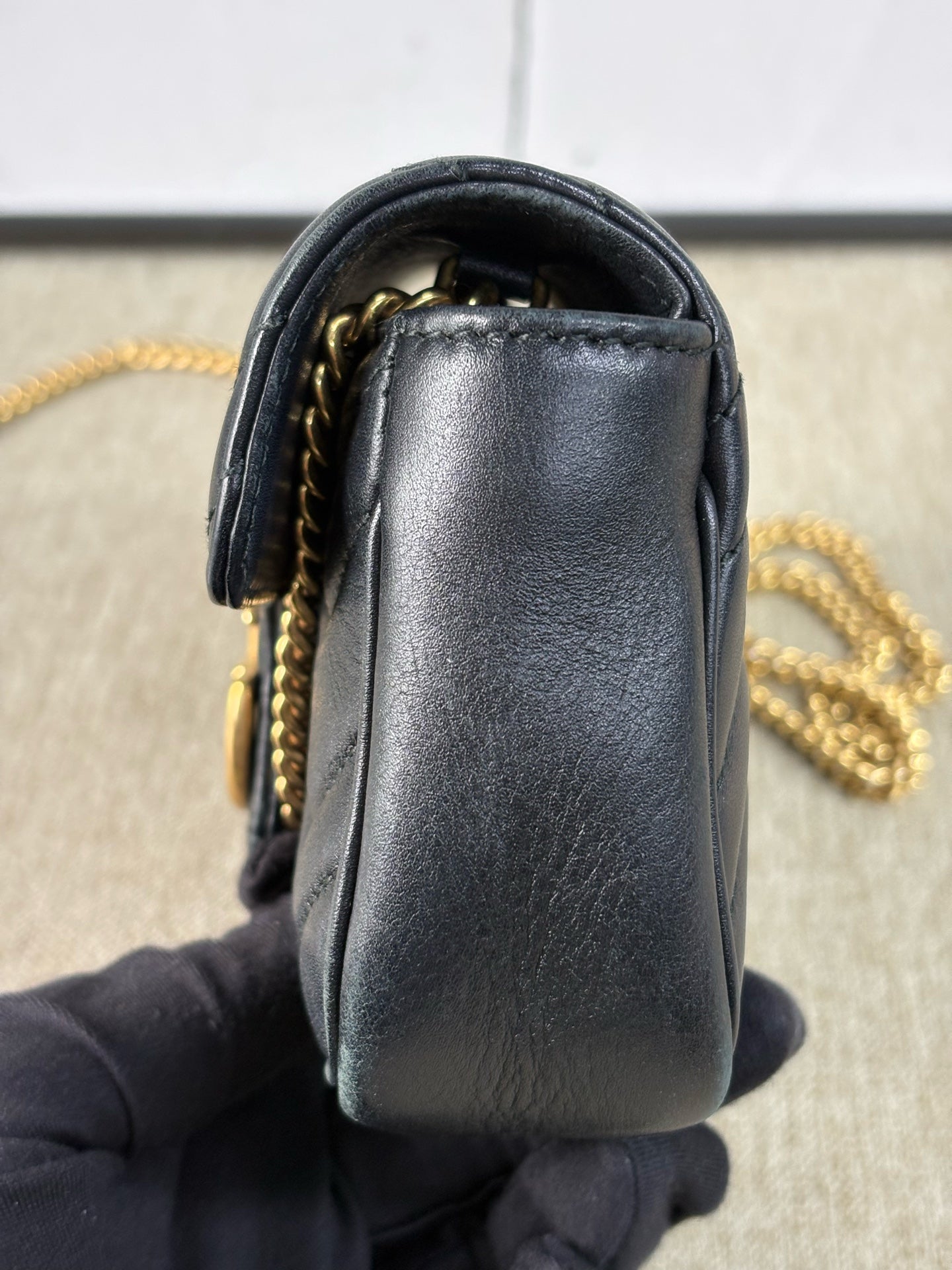 Gucci - Mini Marmont - Leather - Black - (mini)