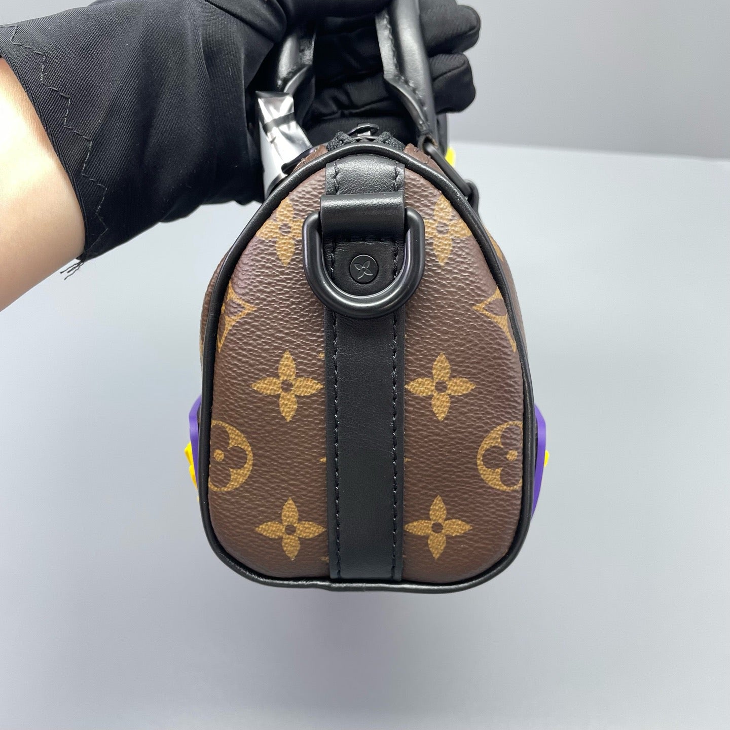 Louis Vuitton - Keepall Bandoulière XS Show Model - Monogram coated canvas with leather trims and rubber details - Brown, Black, Purple, Yellow - (mini)