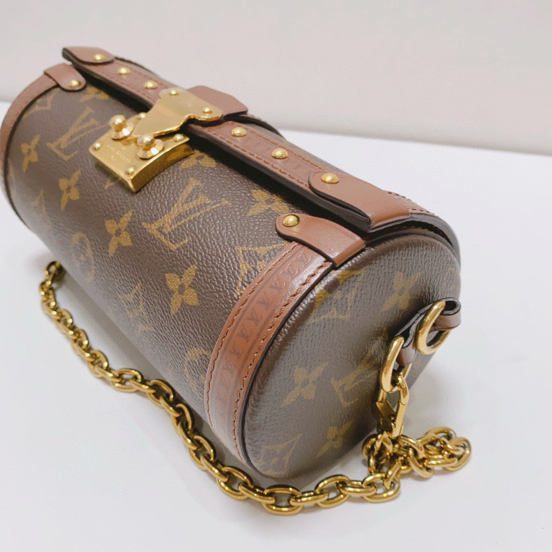 Louis Vuitton - Papillon Trunk - Monogram canvas with leather trim - Brown - (mini)