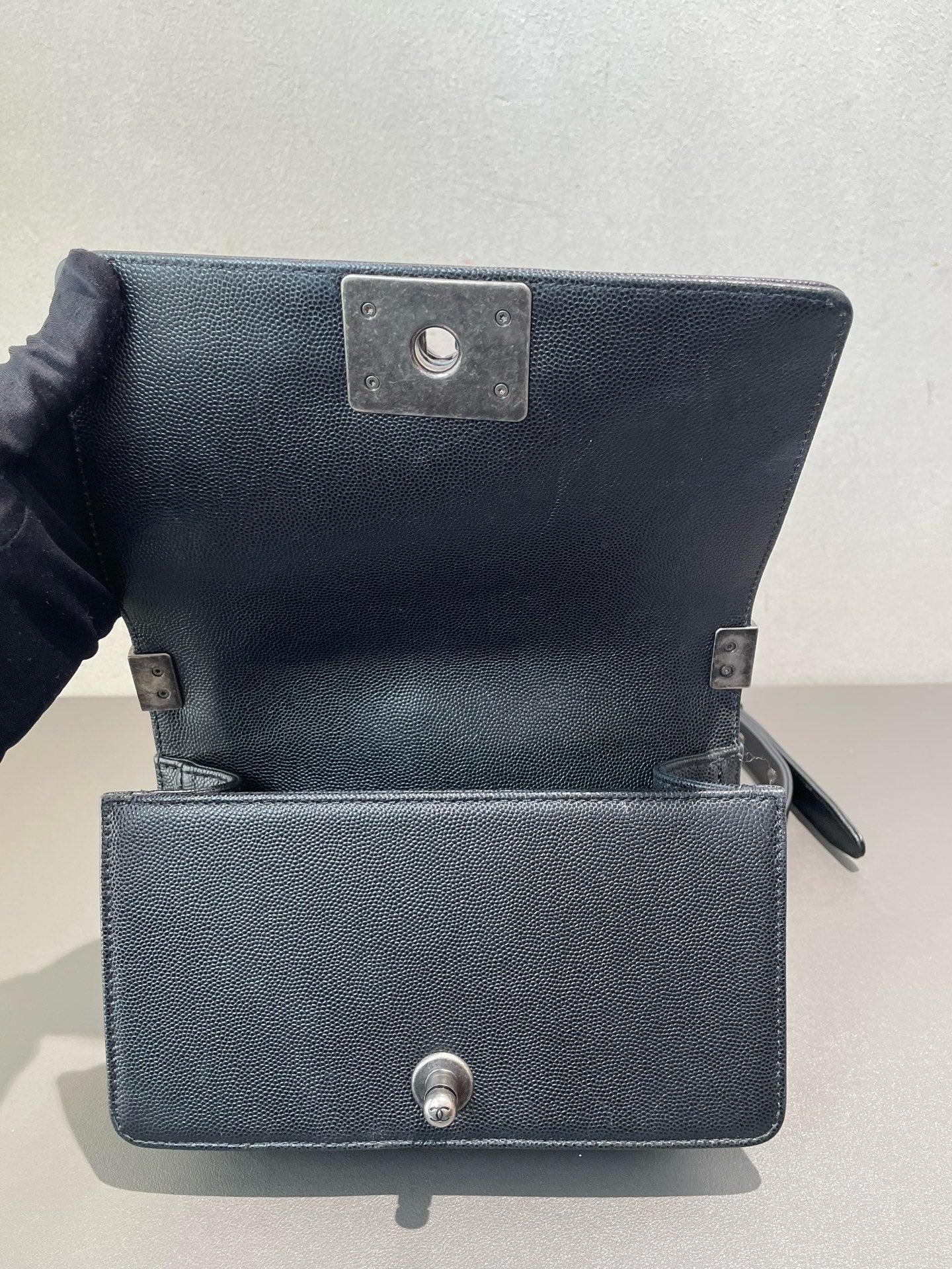 Chanel - Boy Bag Small - Caviar leather - Black - (small)
