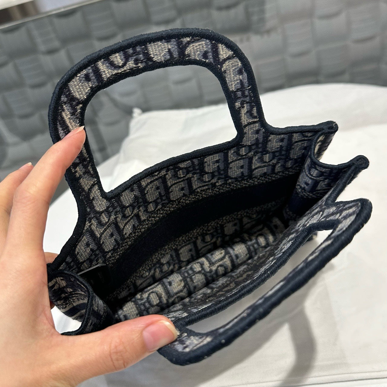 Dior - Mini Book Tote - Cloth - Multicolour - (mini)