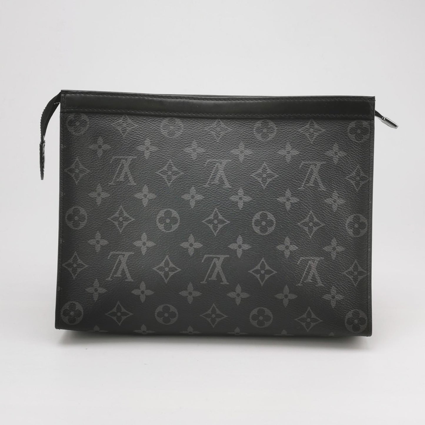Louis Vuitton - Pochette Voyage - Monogram Eclipse canvas with leather trim - Black - (medium)