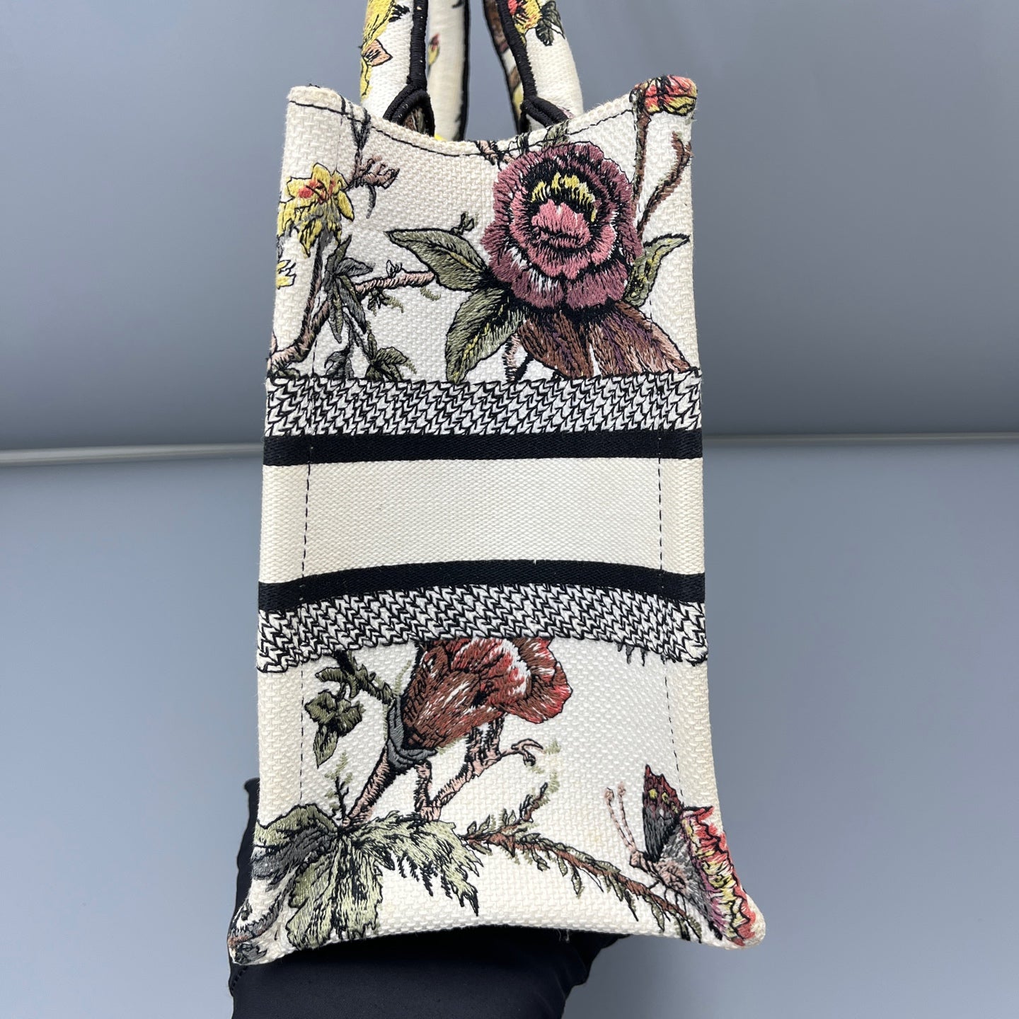 Dior - Book Tote Small - Cloth - White - (Small)