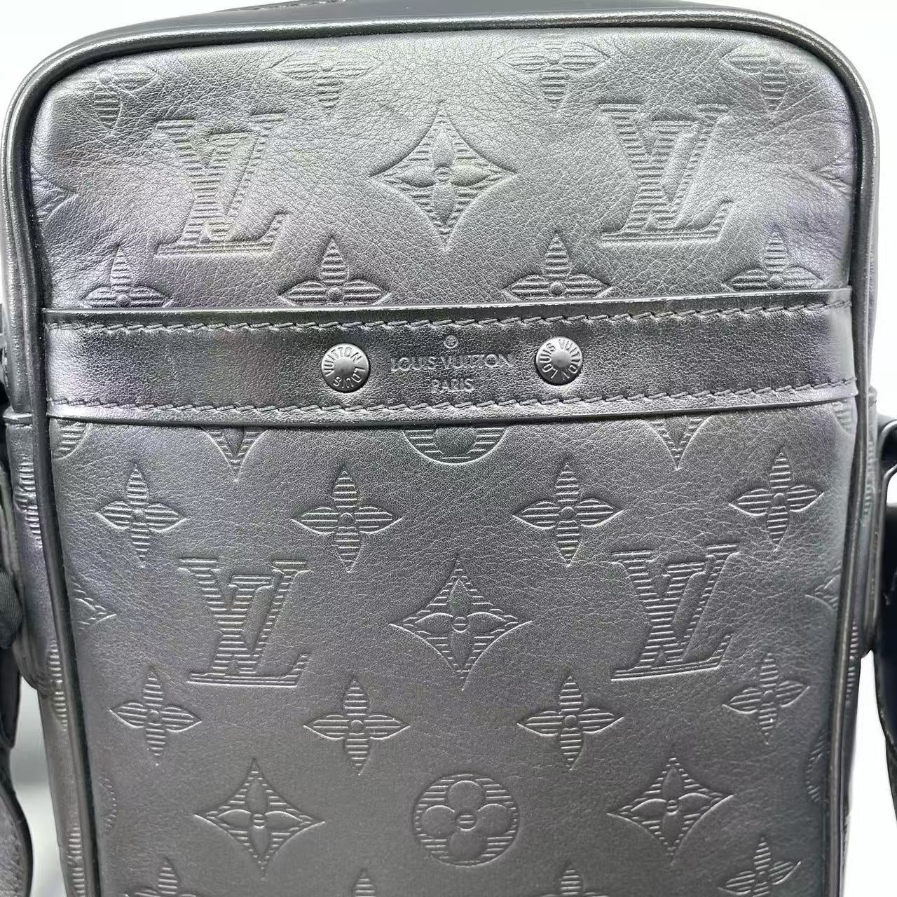 Louis Vuitton - So Black Camera Bag - Monogram Empreinte Leather - Black - (Small)