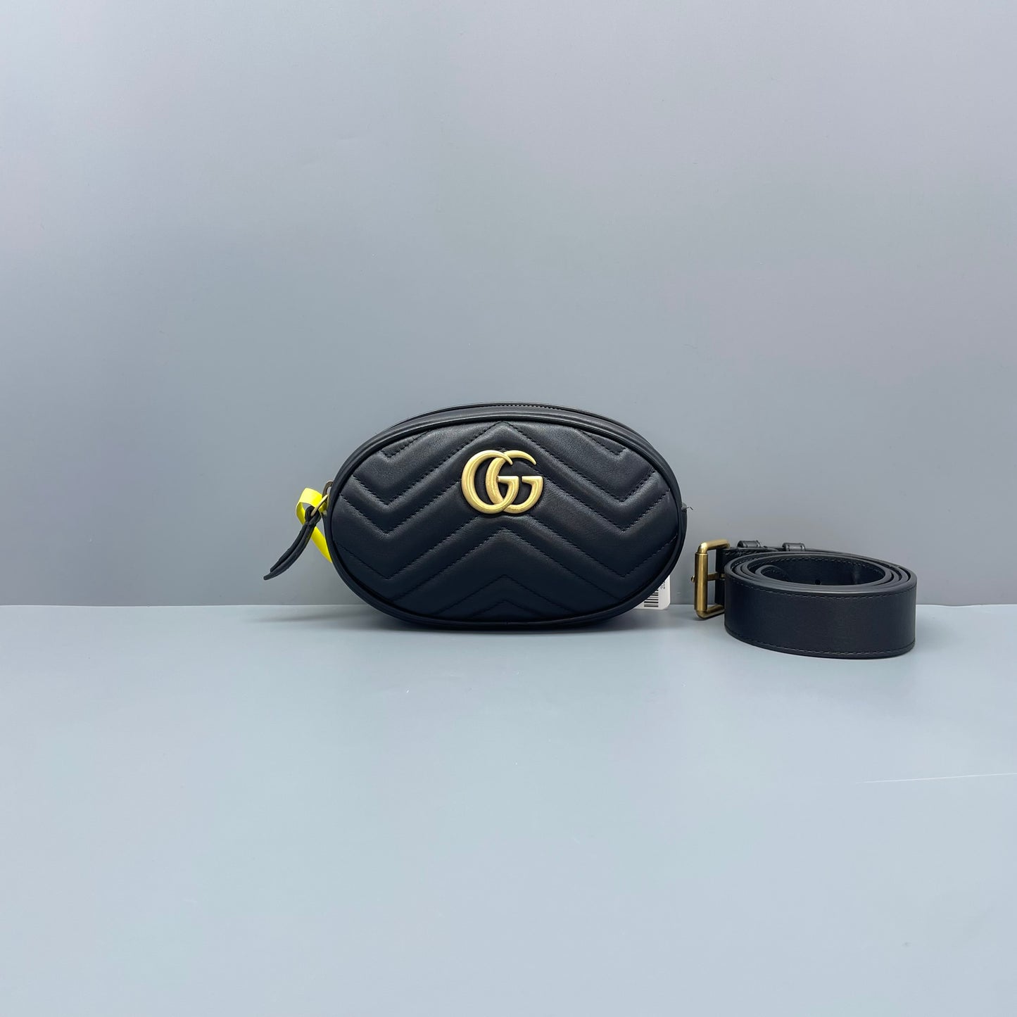 Gucci - Marmont Belt Bag - Matelassé leather - Black - (mini)