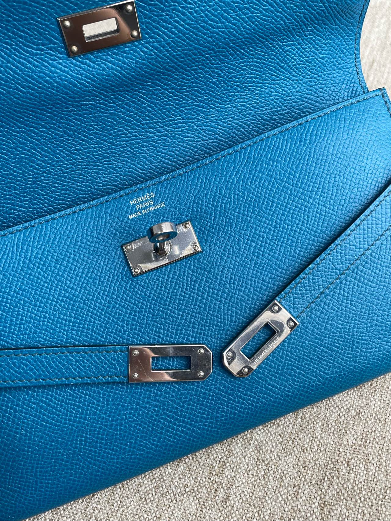 Hermès - Kelly Longue Wallet - Epsom leather - Blue - (medium)
