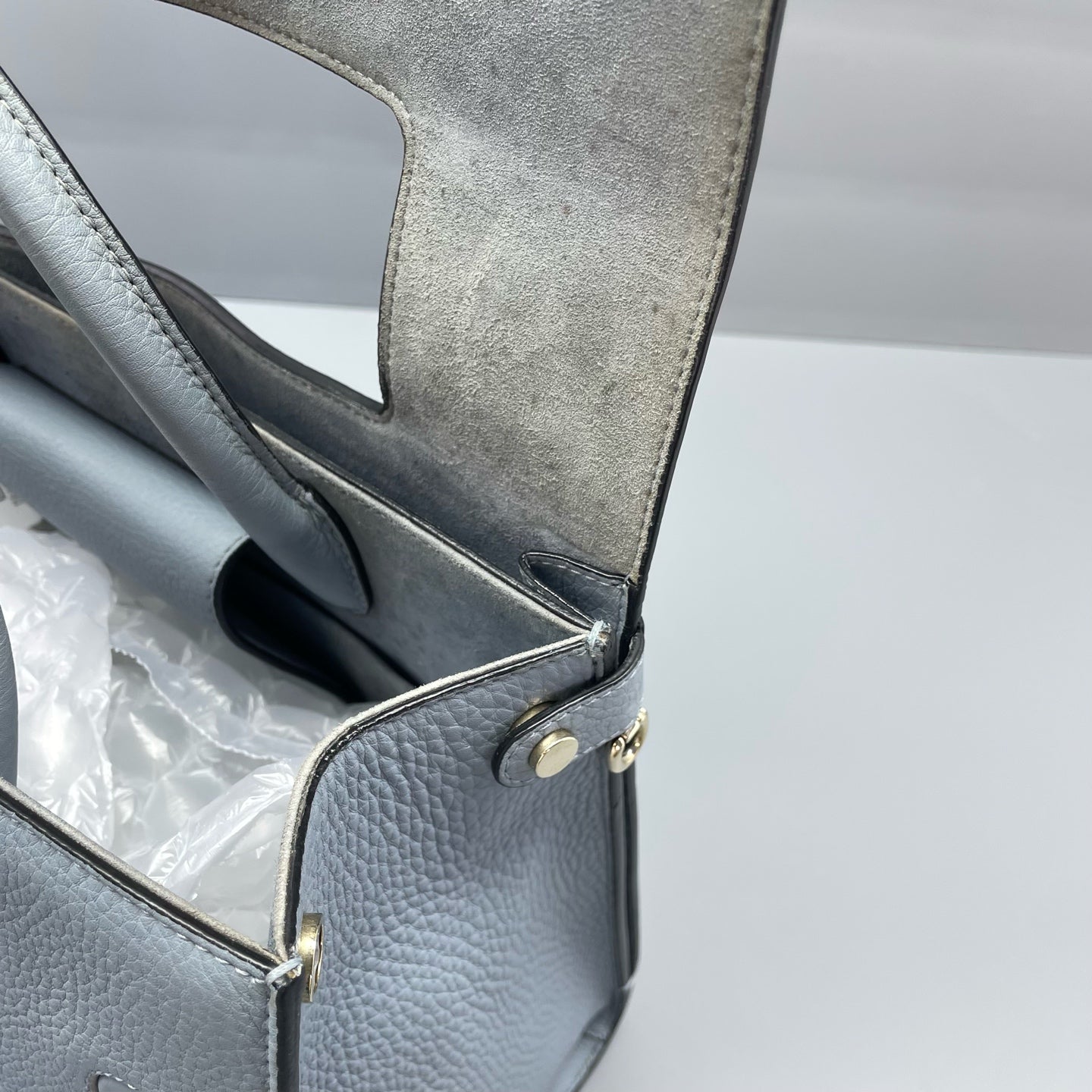 Dior - Diorama Shield Tote Bag - Leather - Blue - (Medium)