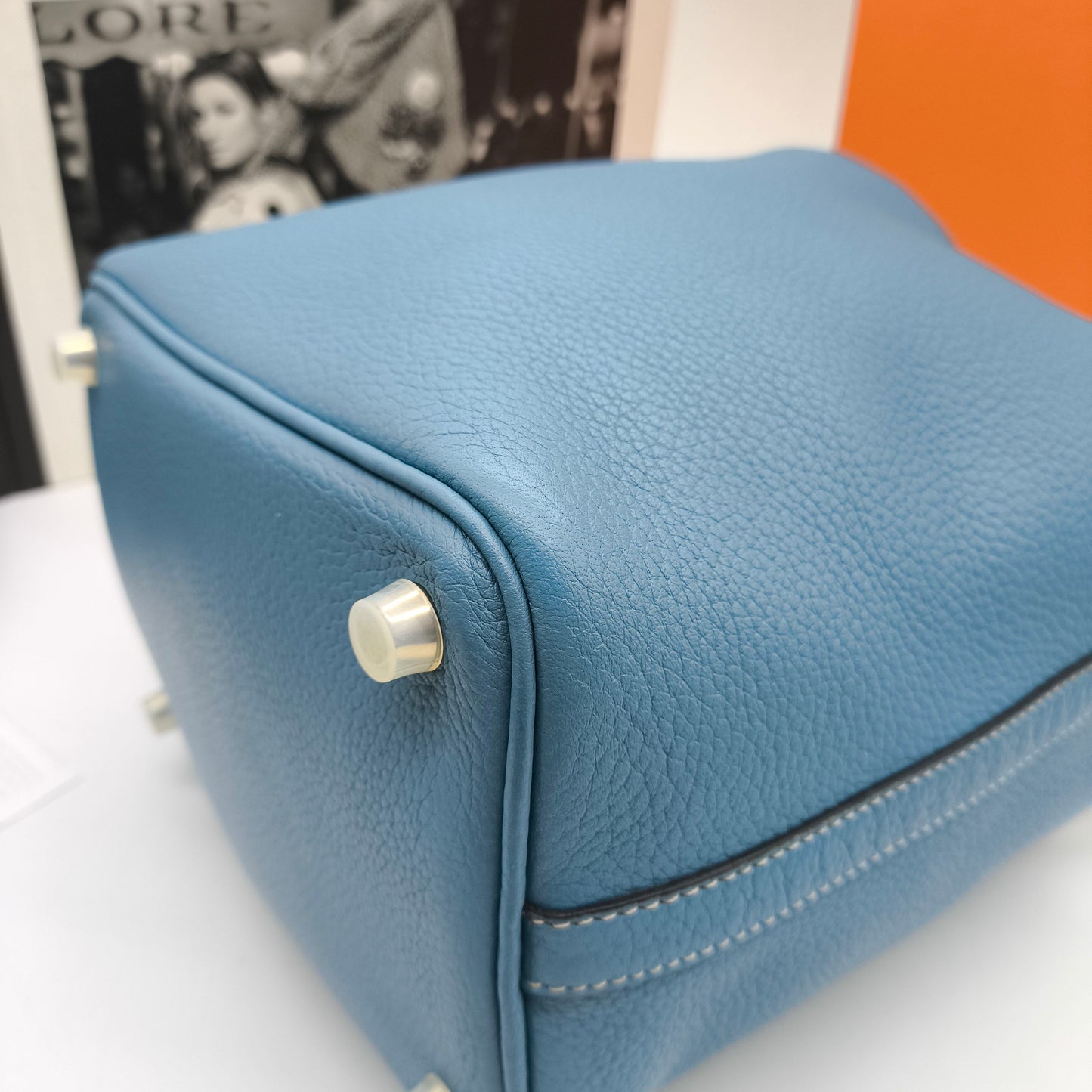 Hermès - Picotin Lock 18 - Togo leather - Blue - (Small)