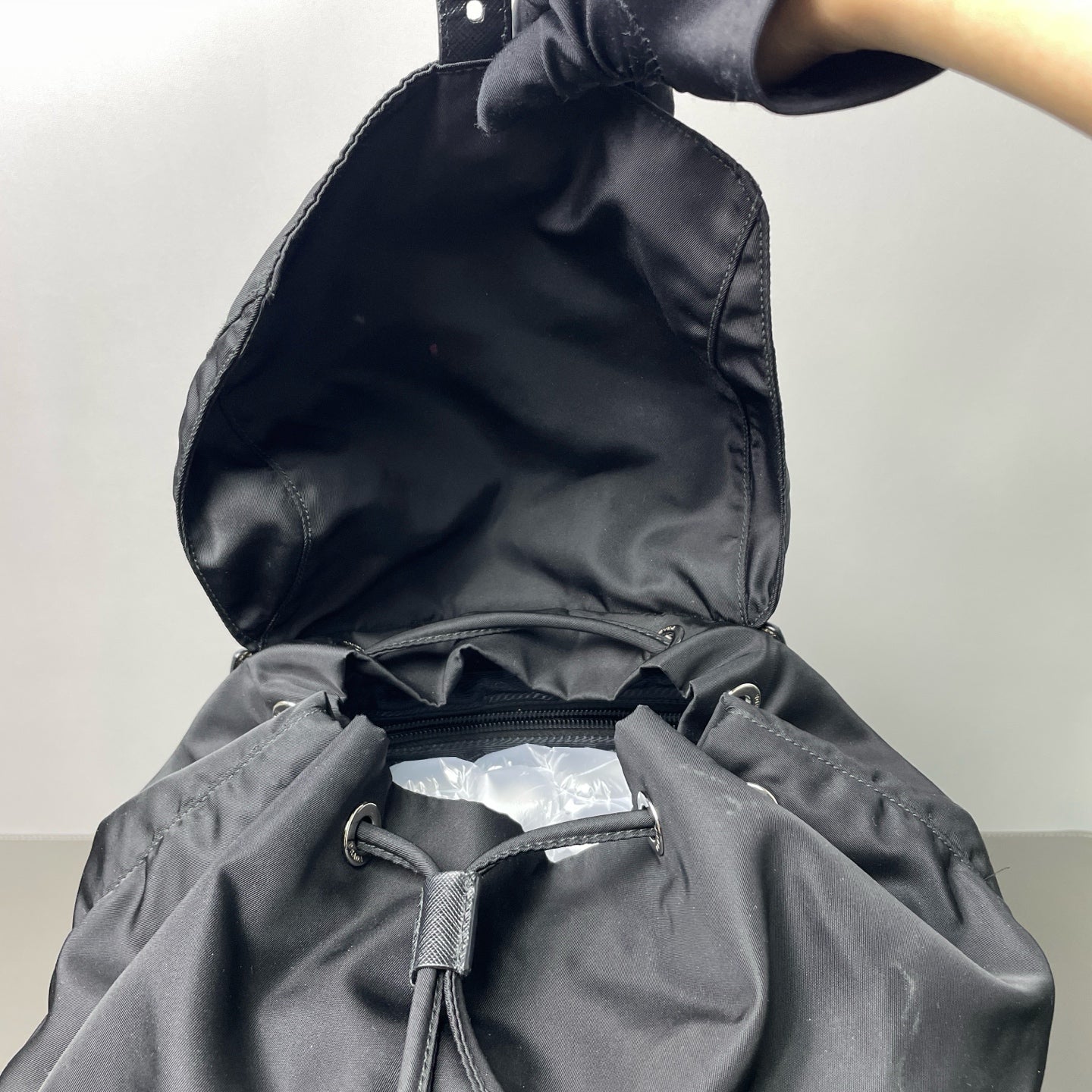 Prada - Tessuto Nylon Backpack - Polyamide - Black - (medium)
