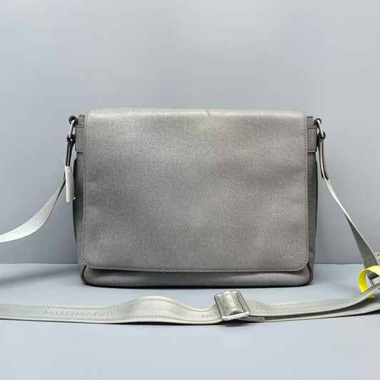 Louis Vuitton - Flap Messenger Briefcase - Epi leather - Grey - (Medium)