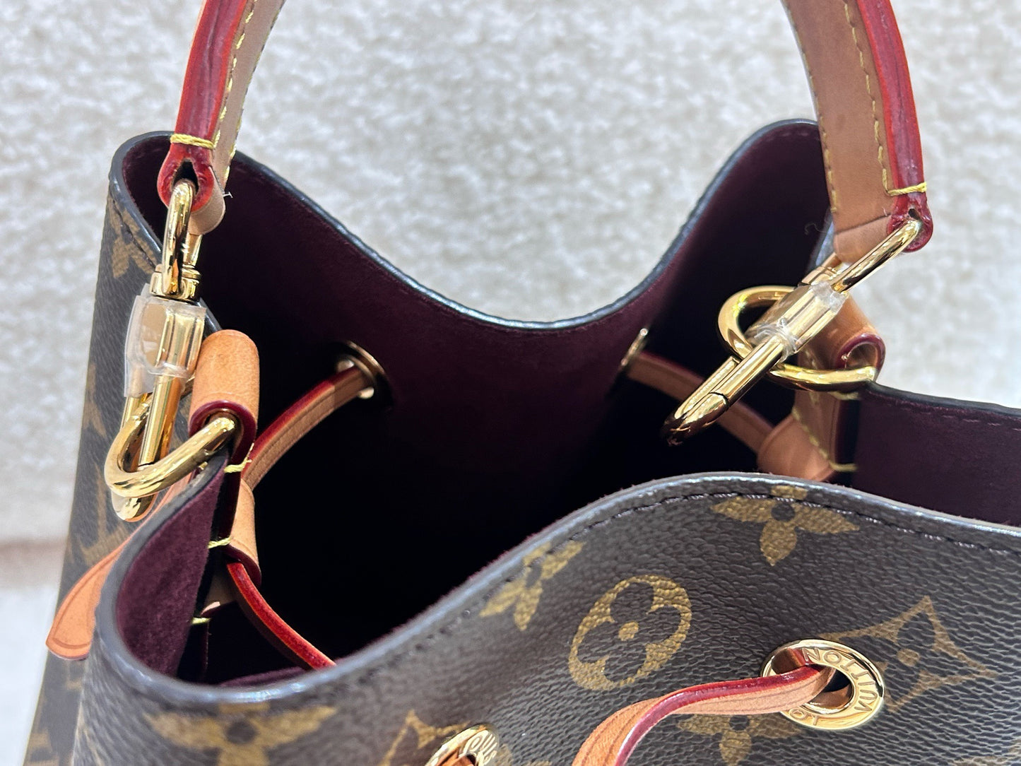 Louis Vuitton - NeoNoe BB - Monogram coated canvas with Vachetta leather trim - Brown - (Mini)