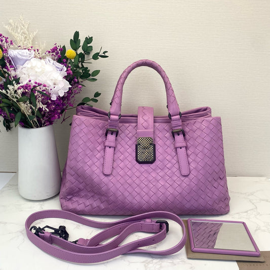Bottega Veneta - Roma - Leather - Purple - (small)