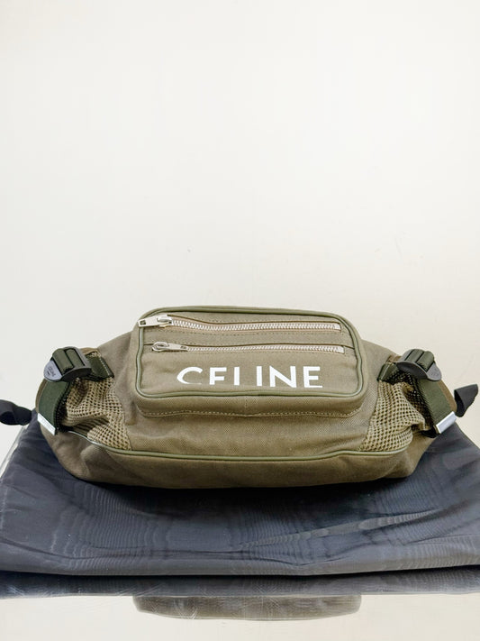 Celine - Trekking Belt Bag - Polyamide - Green - (medium)