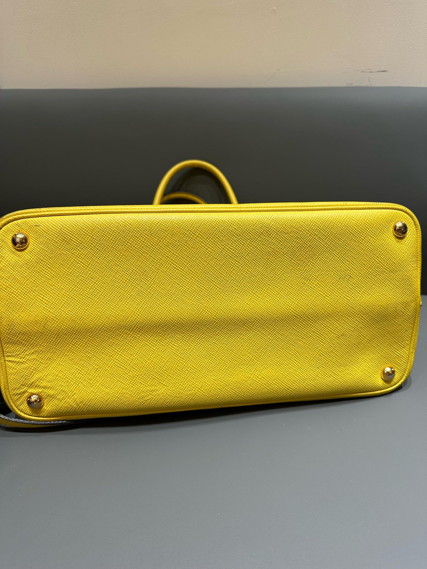 Prada - Double Tote - Saffiano leather - Yellow - (Large)