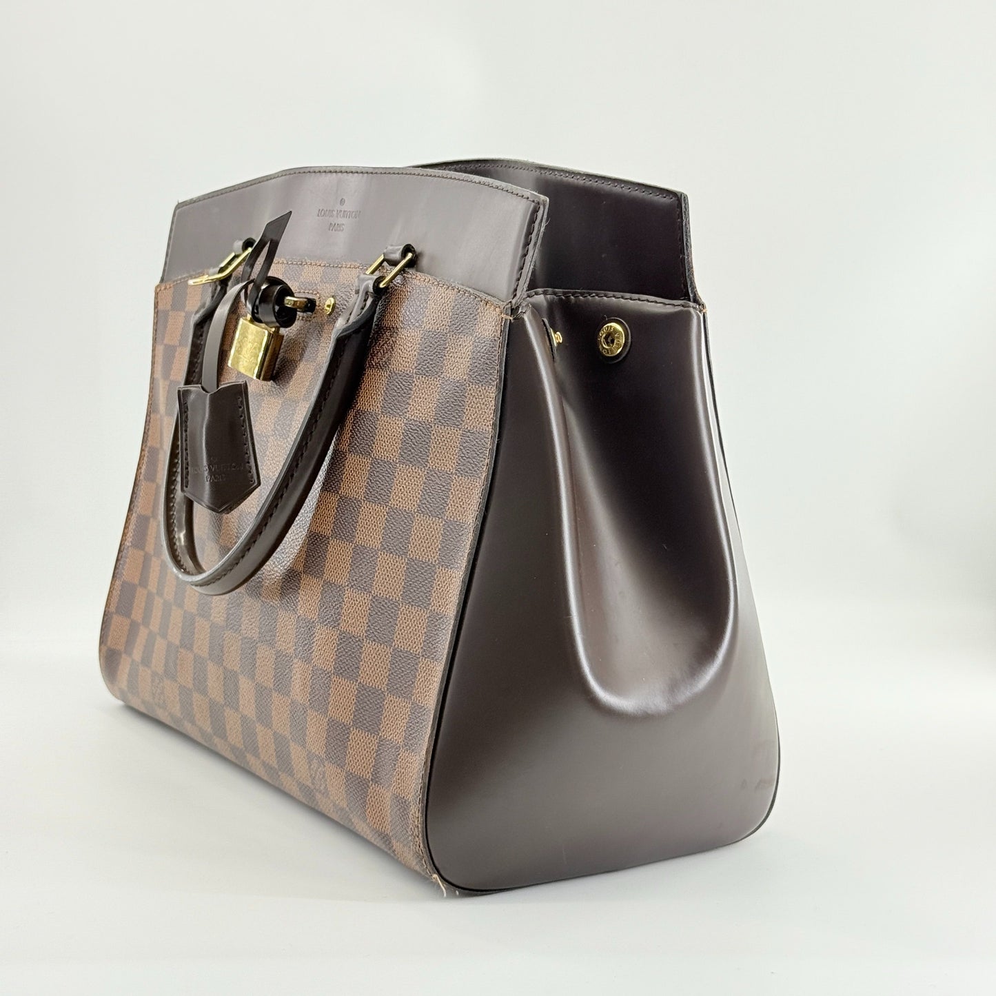 Louis Vuitton - Montaigne MM - Damier Ebene Canvas and Leather - Brown - (medium)