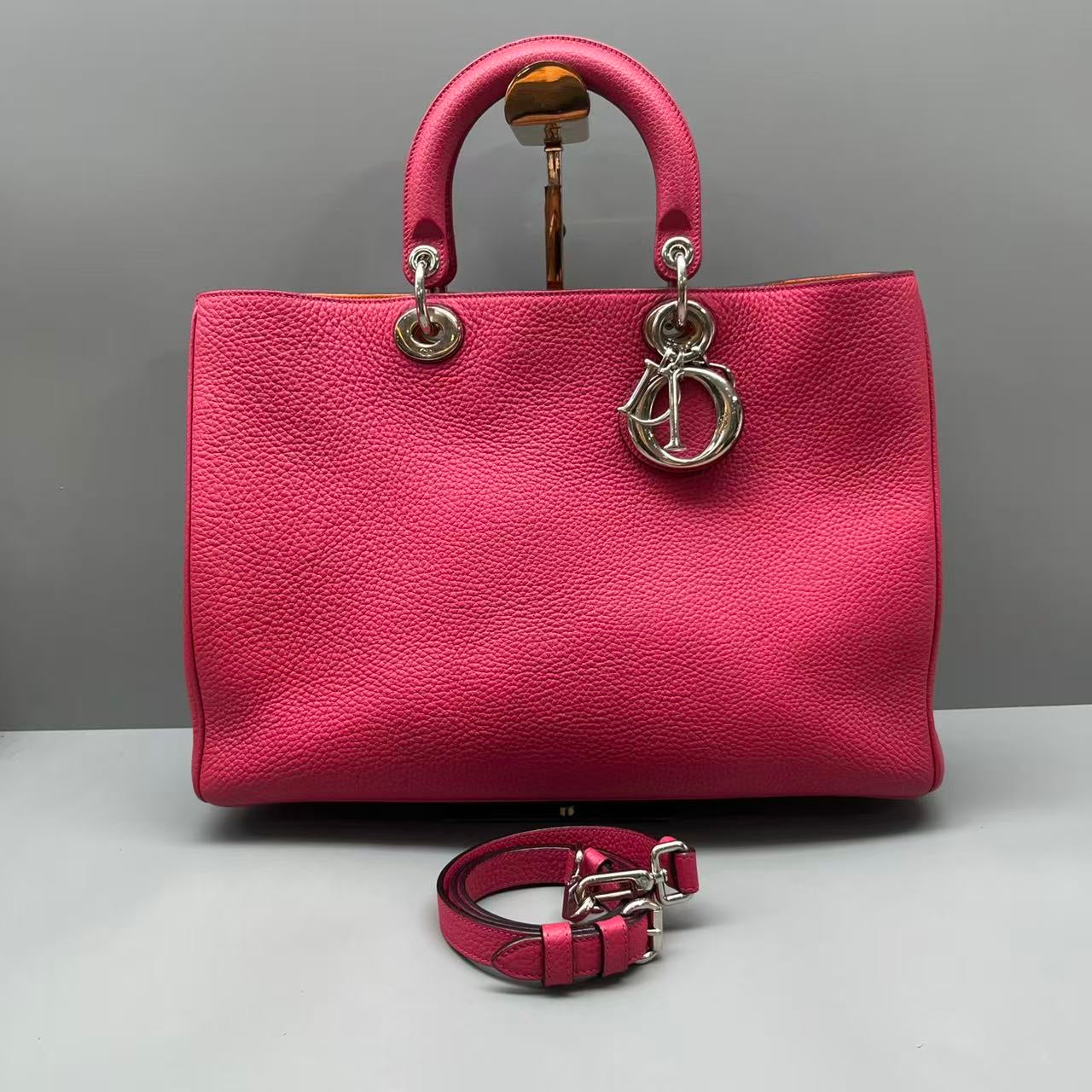 Dior - VIP Commuter Bag - Grained leather - Pink - (medium)