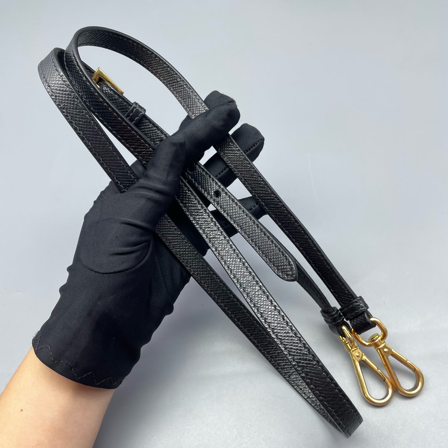 Prada - Double Bag - Saffiano leather - Black - (Medium)