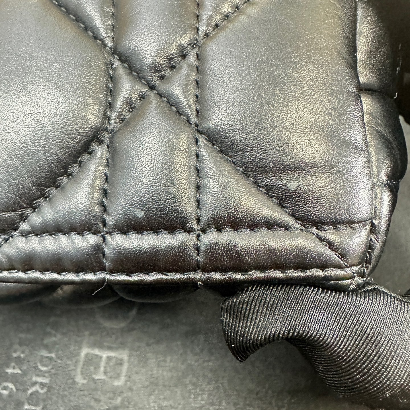 Dior - Travel Nomad Cannage Clutch Bag - Leather - Black - (small)