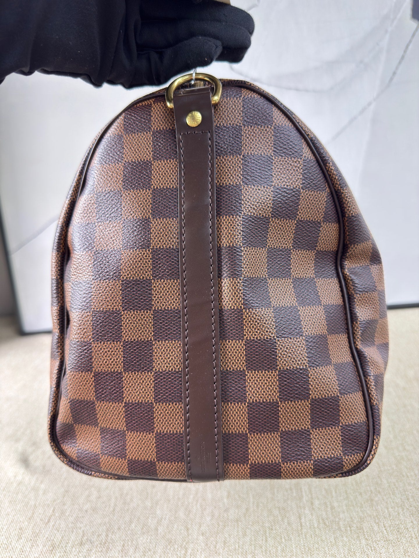 Louis Vuitton - Speedy Bandoulière 35 - Damier Ebene coated canvas with leather trim - Brown - (Large)