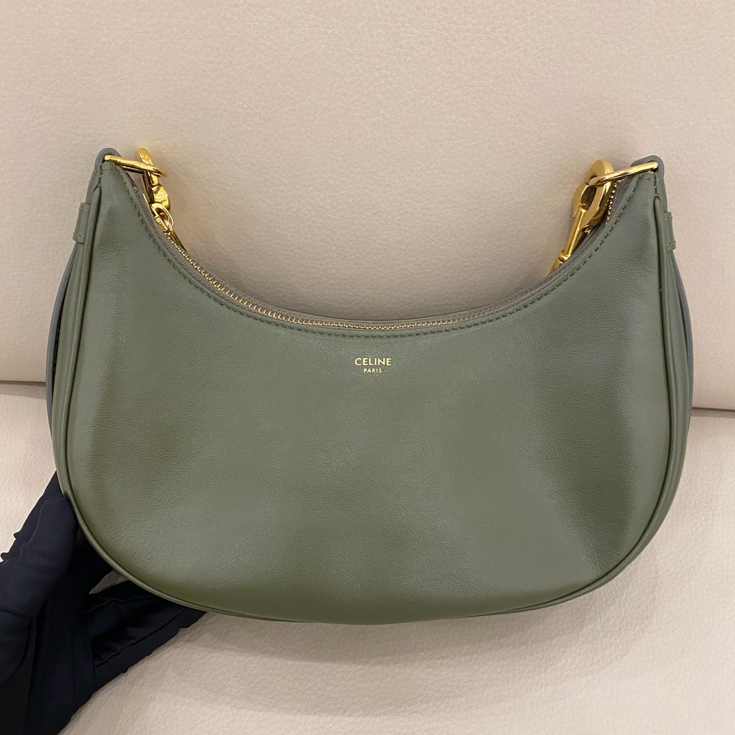 Celine - Ava Bag - Cowhide leather - Green - (small)