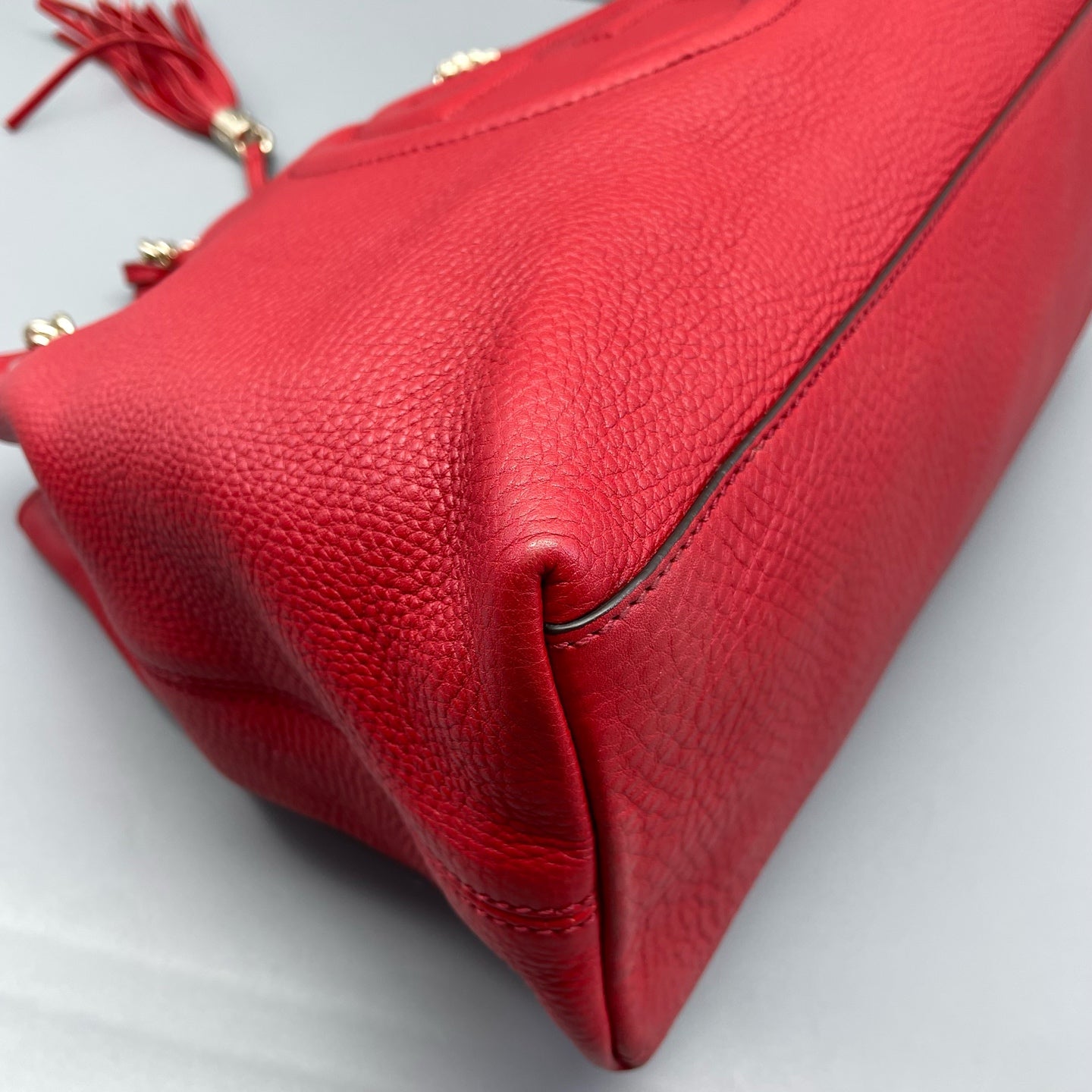 Gucci - Soho Chain Shoulder Bag - Leather - Red - (Medium)