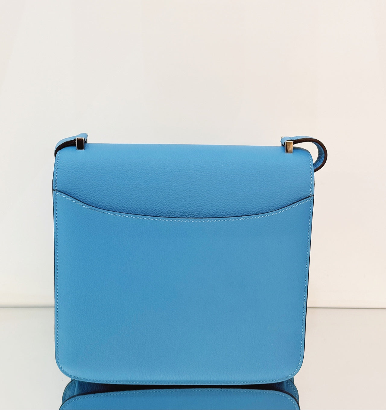 Hermès - Roulis Flap Bag - Evercolor leather - Blue - (Small)