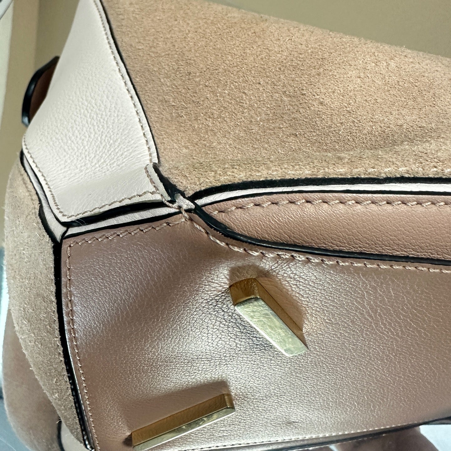 Loewe - Puzzle Bag - Leather, Suede - Multicolour - (small)
