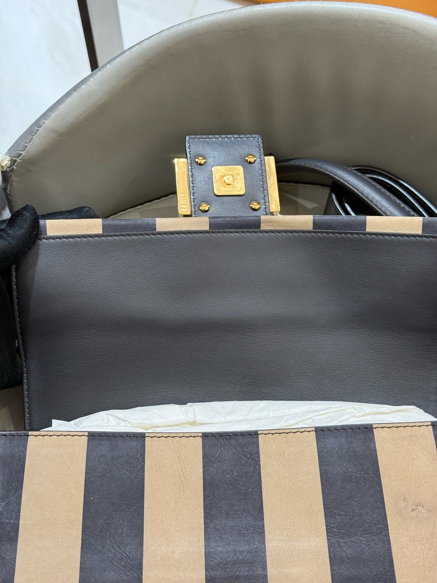 Fendi - Baguette - Suede leather - Multicolour - (Medium)