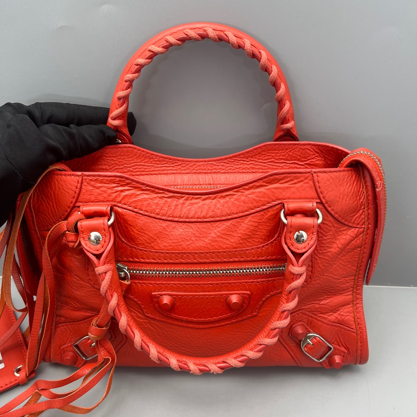 Balenciaga - City Mini - Lambskin leather - Orange - (mini)