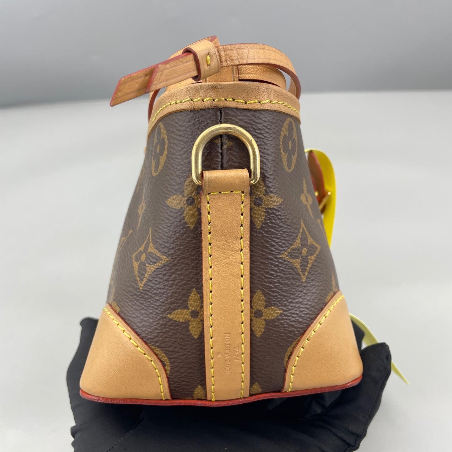 Louis Vuitton - Noe Mini - Monogram coated canvas with natural Vachetta leather trim - Brown - (mini)