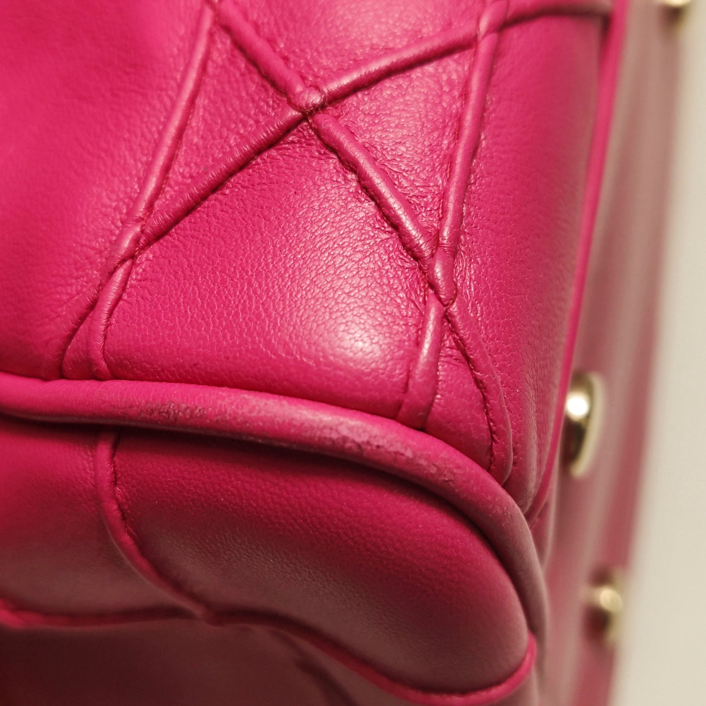 Dior - Granville Boston Bag - Leather - Pink - (Medium)