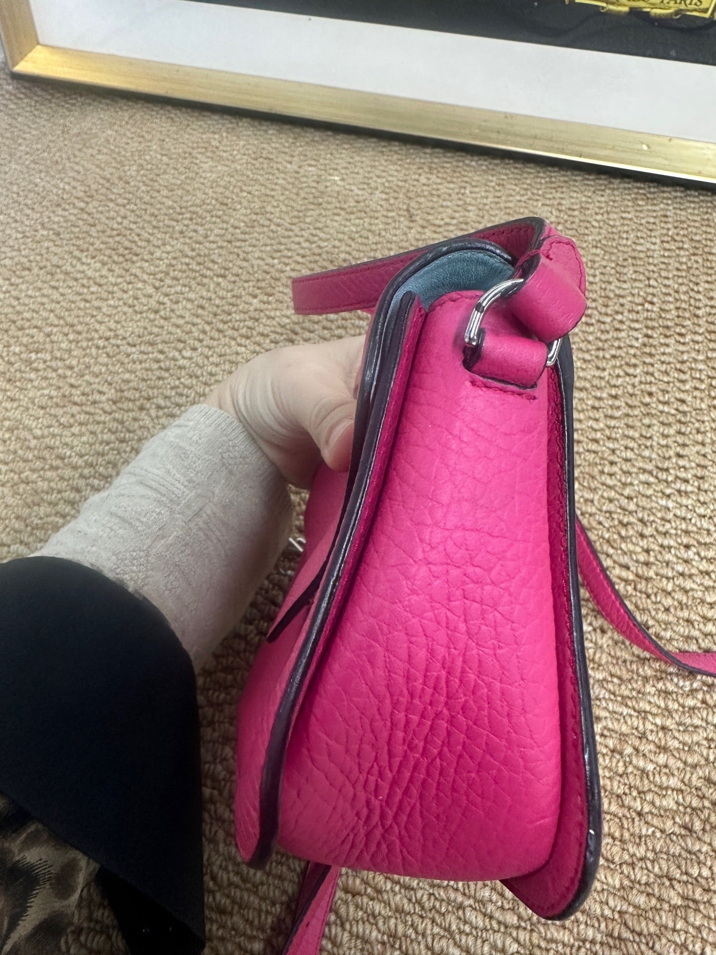 Dior - Small Crossbody Bag - Leather - Pink - (mini)