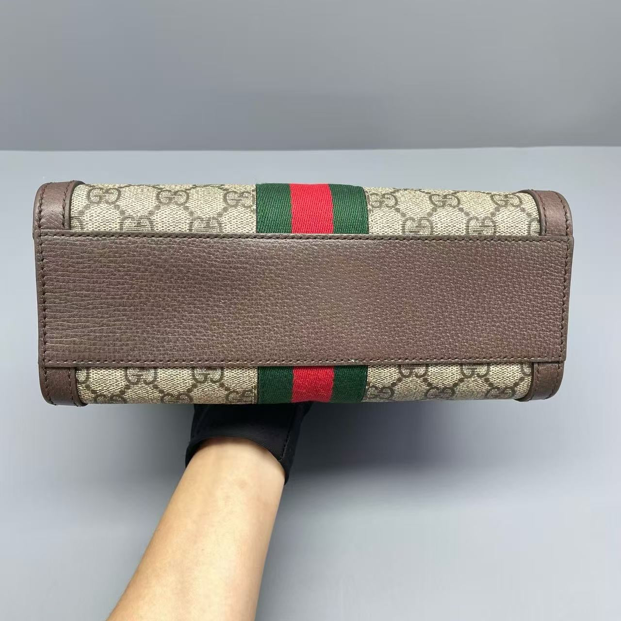 Gucci - Ophidia GG Supreme Mini Top Handle Bag - GG Supreme canvas and leather - Brown - (Mini)
