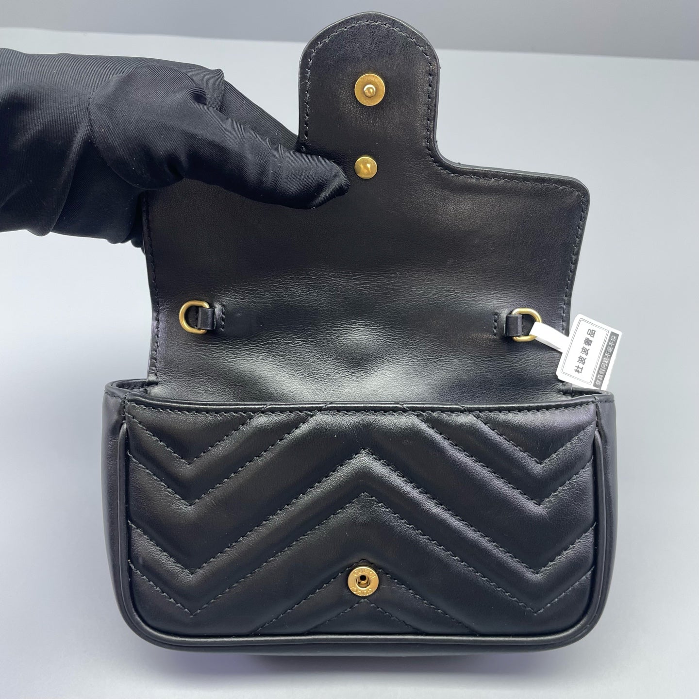 Gucci - Marmont Super Mini - Leather - Black - (mini)