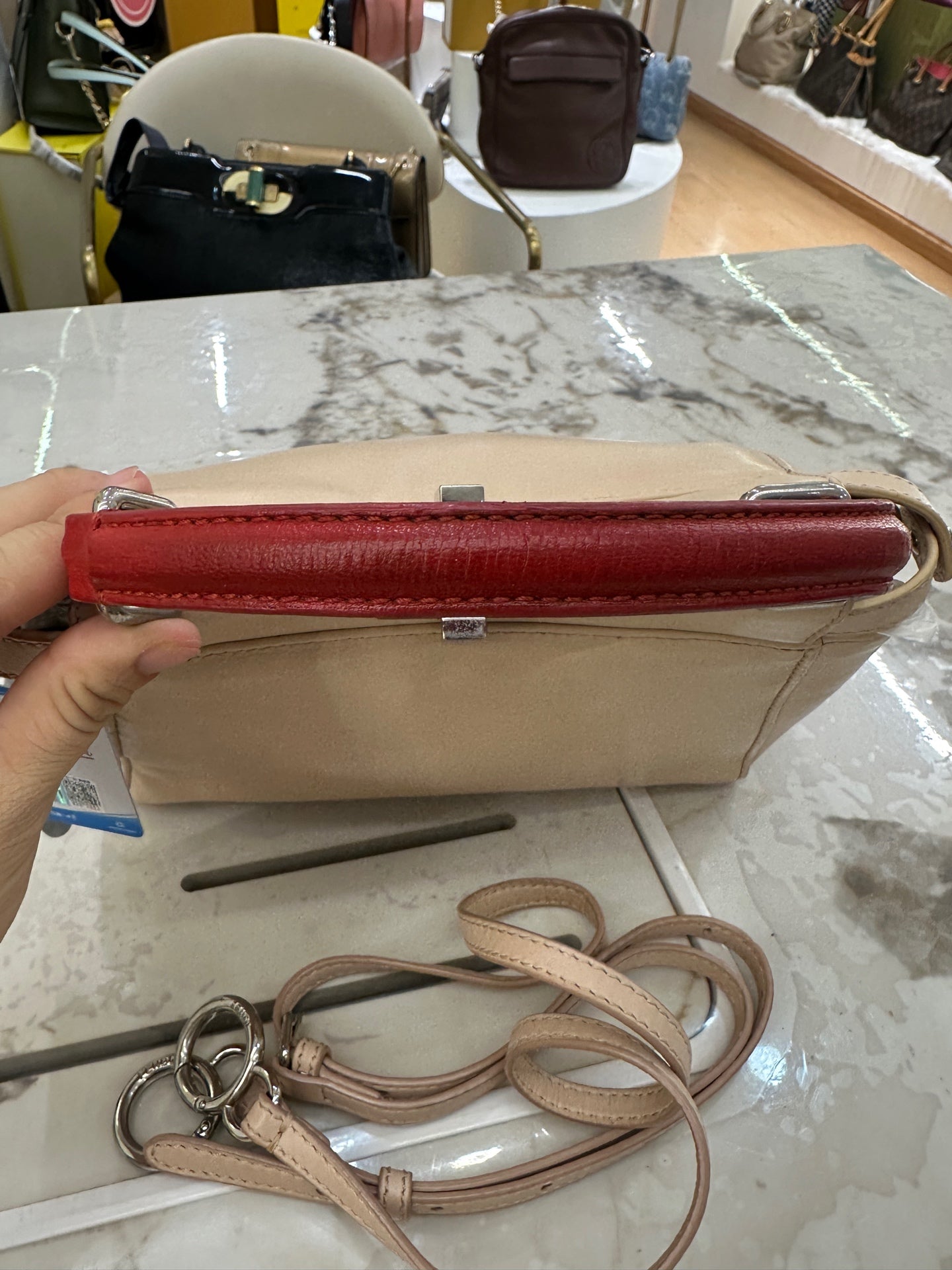 Fendi - Peekaboo - Lambskin leather - Beige - (Mini)