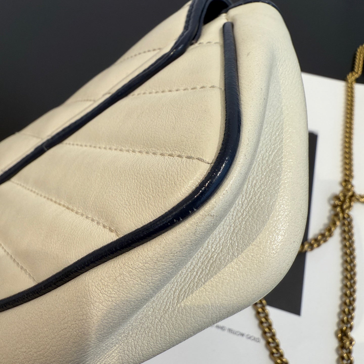 Gucci - Marmont Mini Shoulder/Crossbody Chain Bag - Leather - Multicolour - (mini)