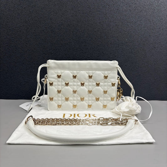 Dior - Milly Butterfly Limited Edition - Leather - White - (mini)