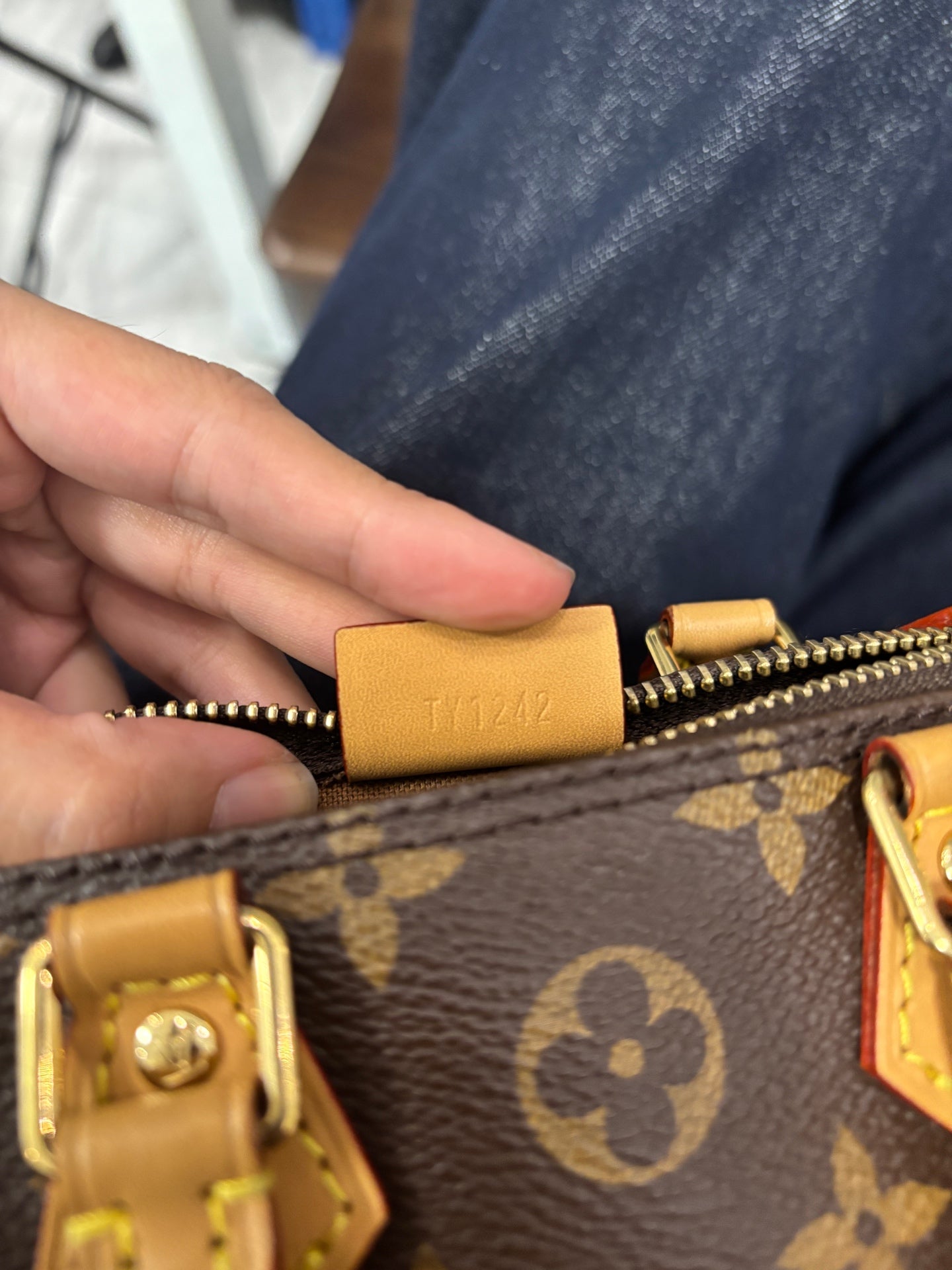 Louis Vuitton - Speedy Nano - Monogram coated canvas with natural cowhide leather trim - Brown - (mini)